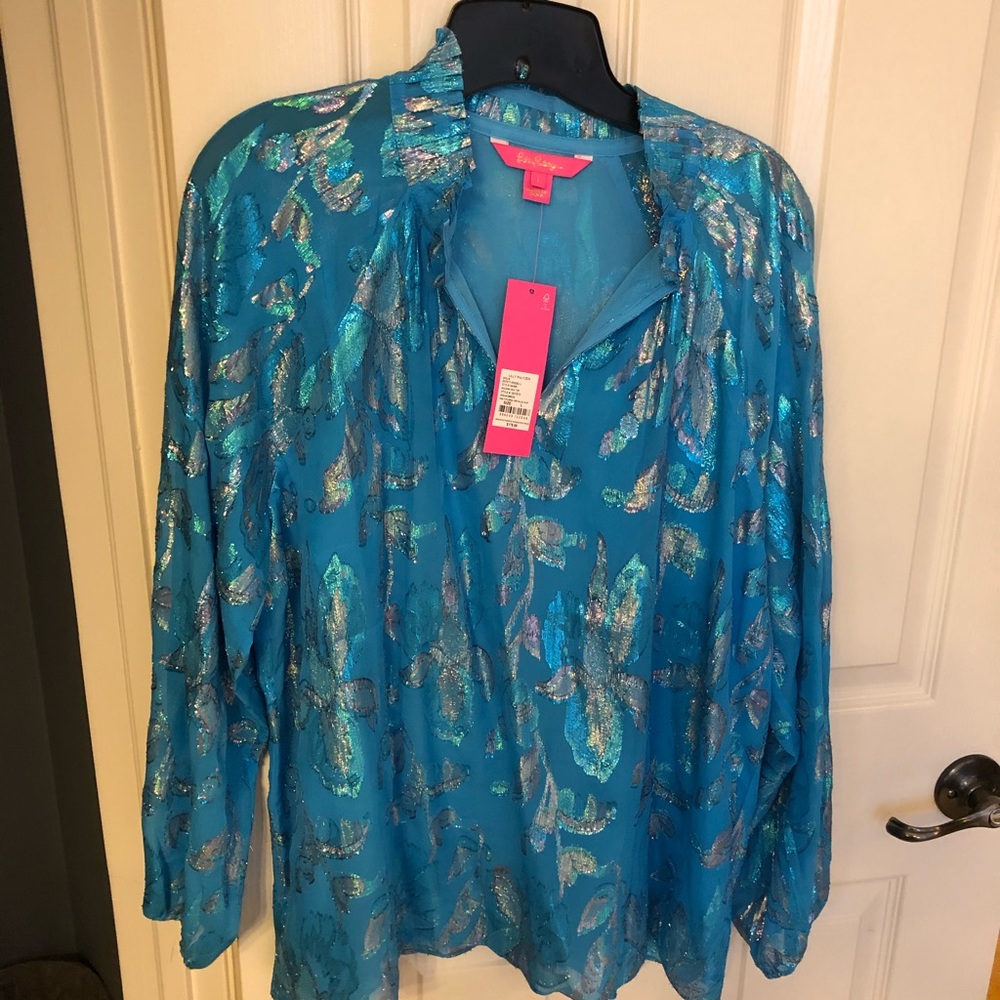 Brand new Lilly Pulitzer Galiana top